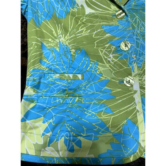 - Sigrid Olson Blazer Women's Size 12 Three Button Double Pockets Work Chu… - Picture 4 of 8